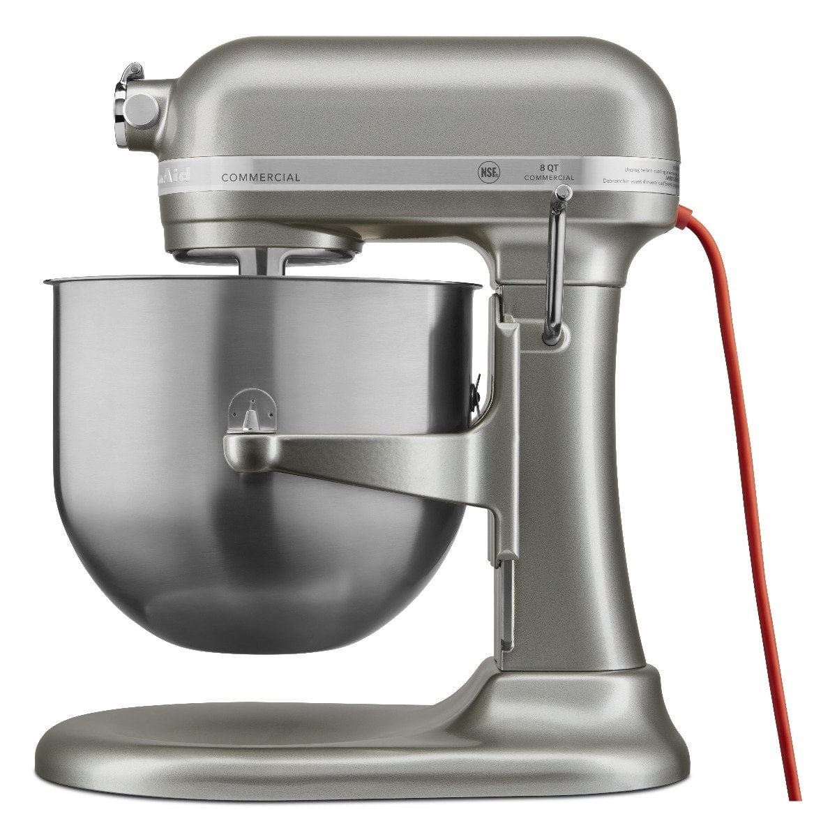 Commercial 8-Quart Stand Mixer | Contour Silver