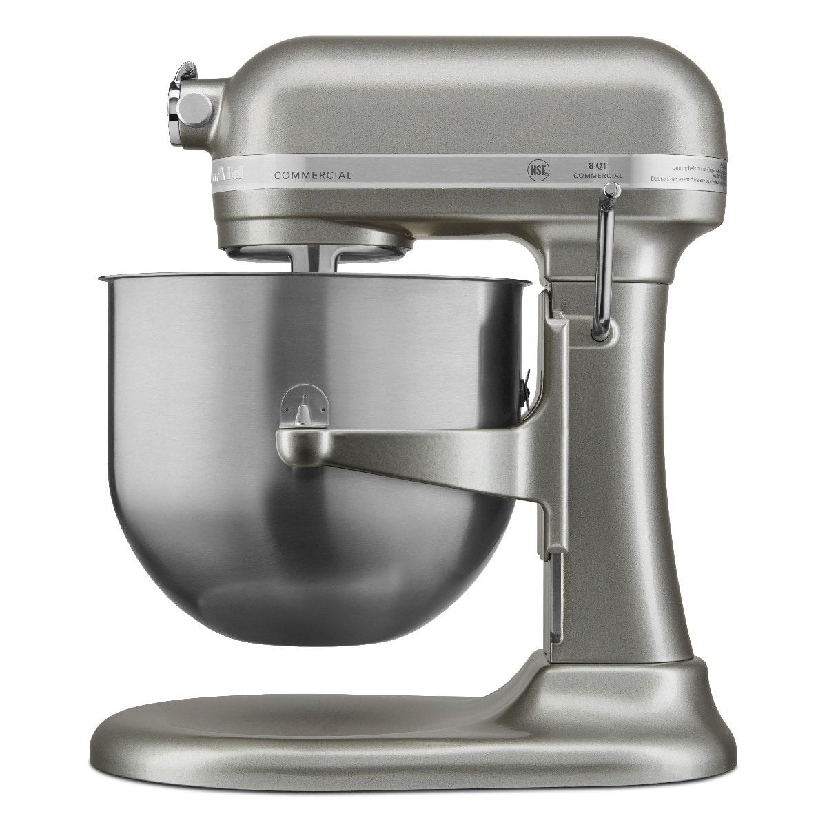 Commercial 8-Quart Stand Mixer | Contour Silver