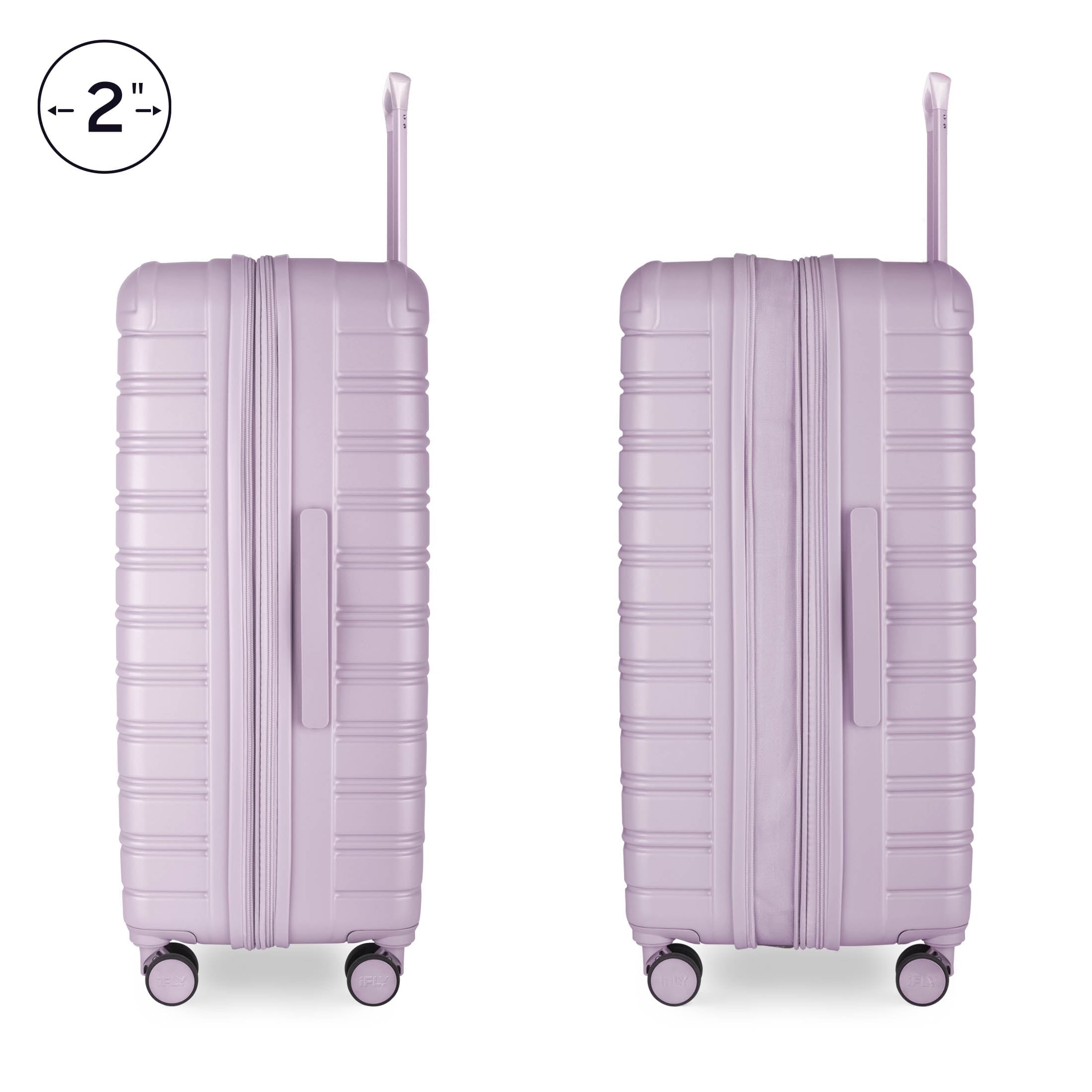 Hardside Fibertech 3.0 Matte 2 Piece Set, 20" Carry-on and 28" Checked Luggage, Olive