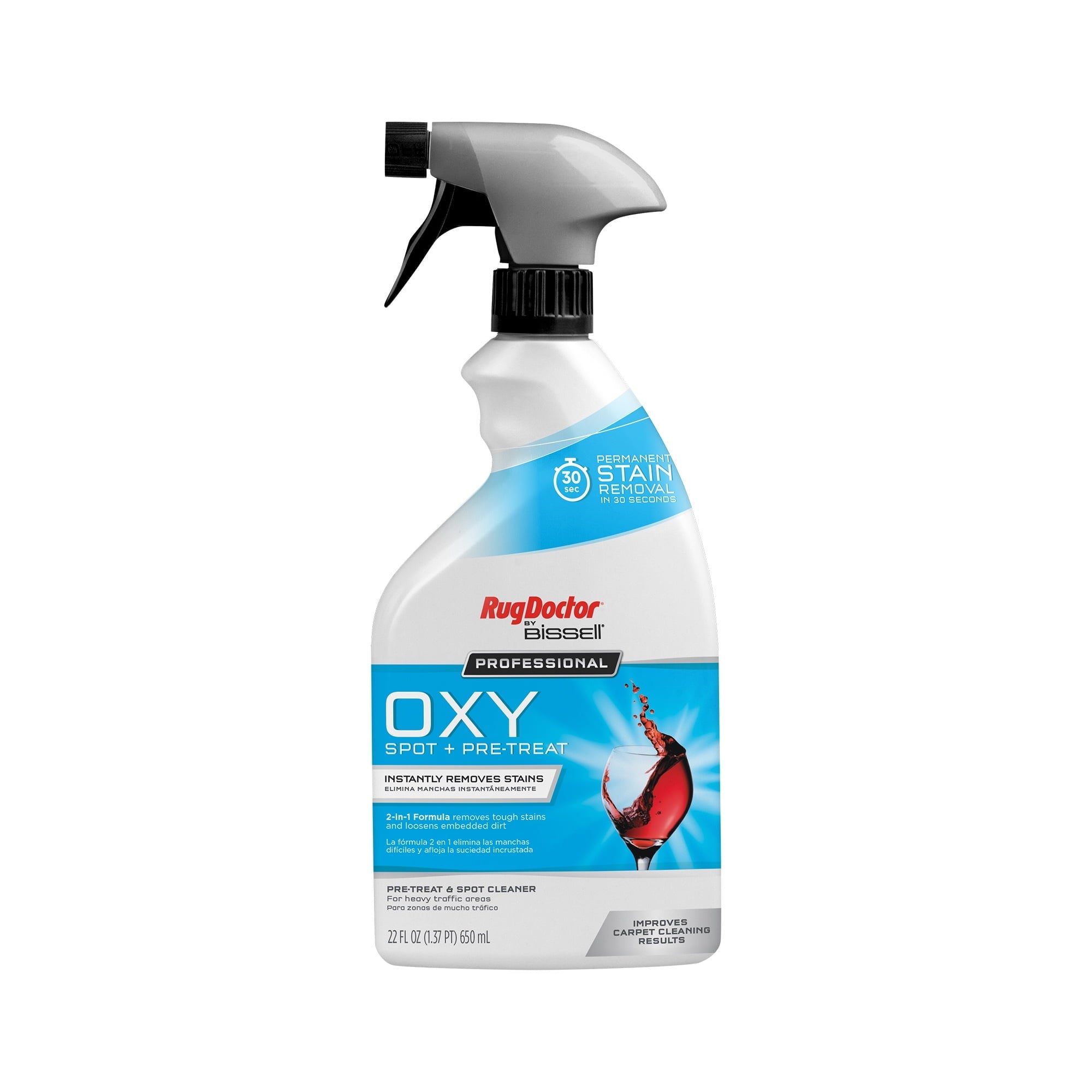 Pet Portable Spot Cleaner, 2X Suction Power*, Lightweight Pet Carpet Cleaner Machine, with 22 oz Oxy Spot + Pre Treat Formula Bundle