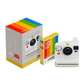 Now Generation 3 Analog Instant Camera with Two-Lens Autofocus System (White) and Color Film Bundle (8 Photos)