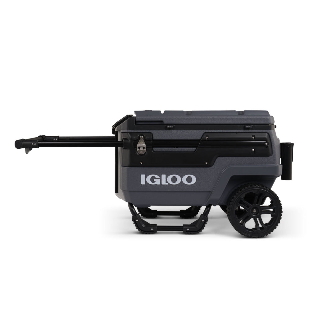 70 QT Trailmate Journey Rolling Cooler, Carbonite Gray