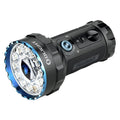 Marauder Mini 7000 Lumen Rechargeable Flashlight with Spot, Flood and RGB lights with Organizer