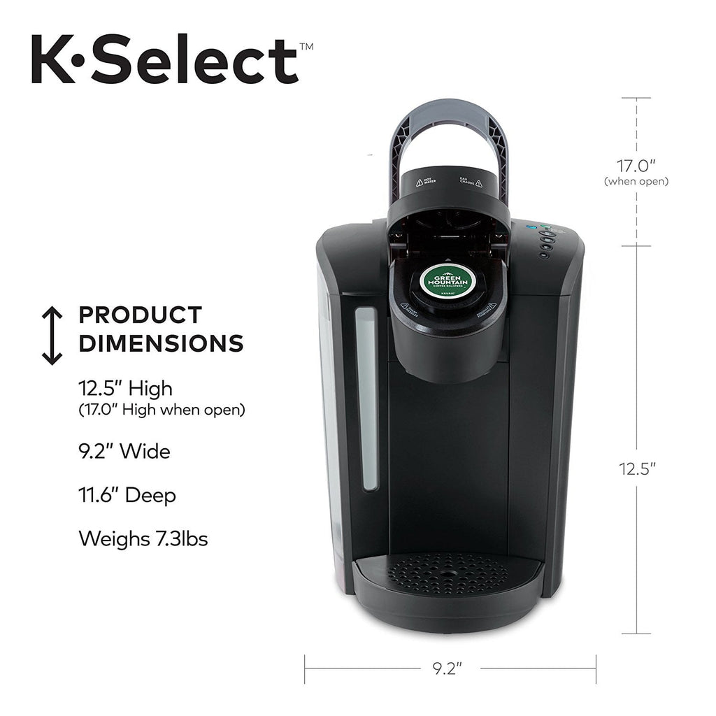 K-Select Single-Serve K-Cup Pod Coffee Maker Graphite