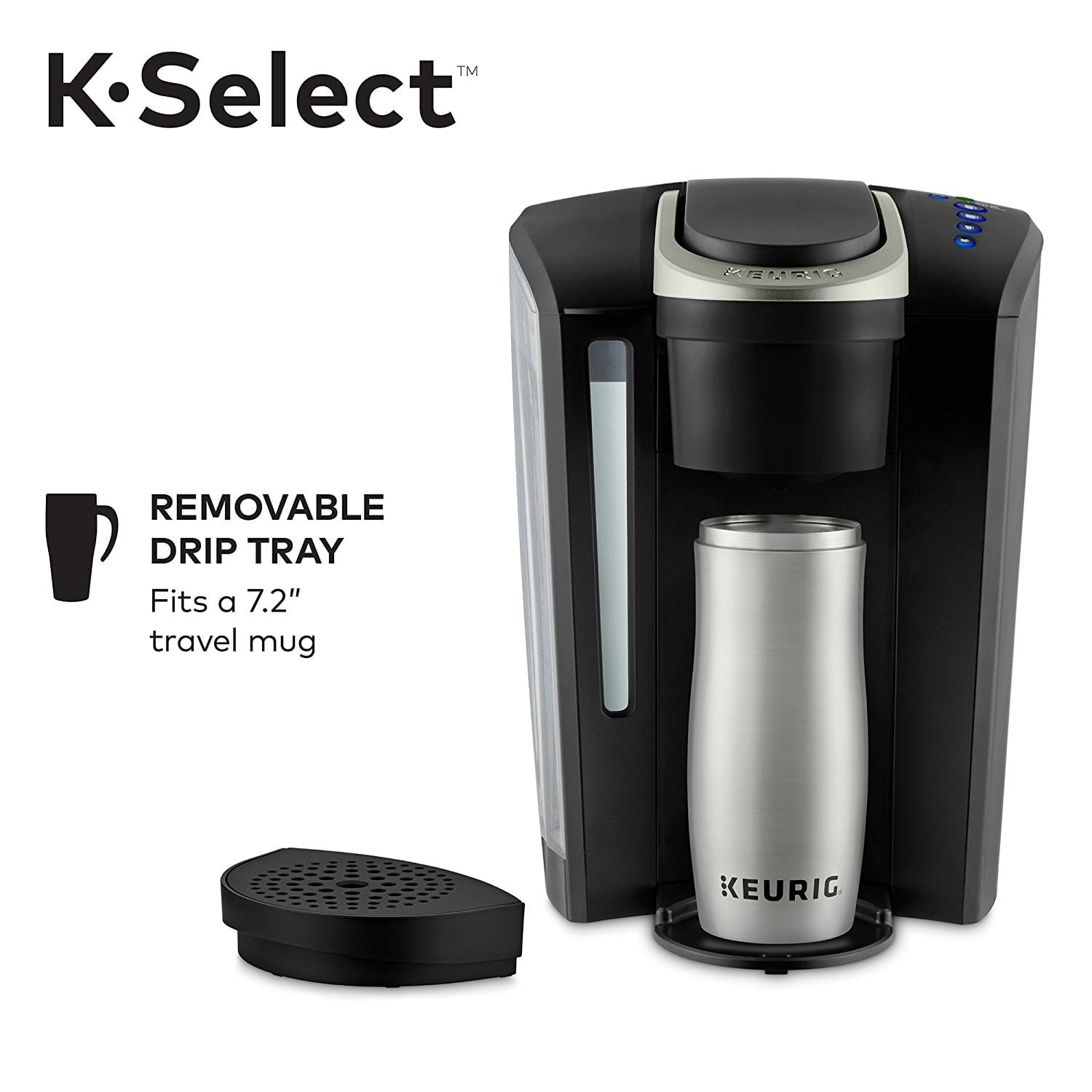 K-Select Single-Serve K-Cup Pod Coffee Maker Graphite