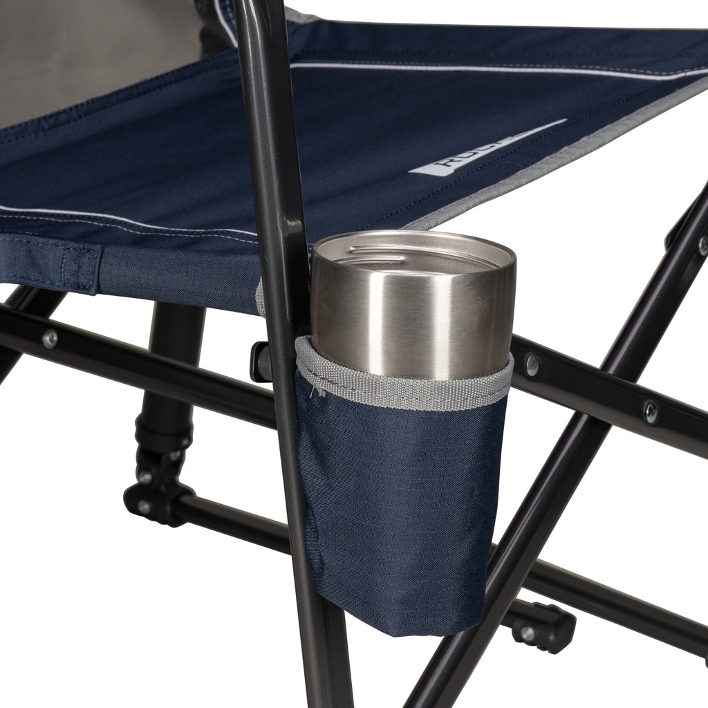 Freestyle Rocker Foldable Rocking Camping Chair, Black