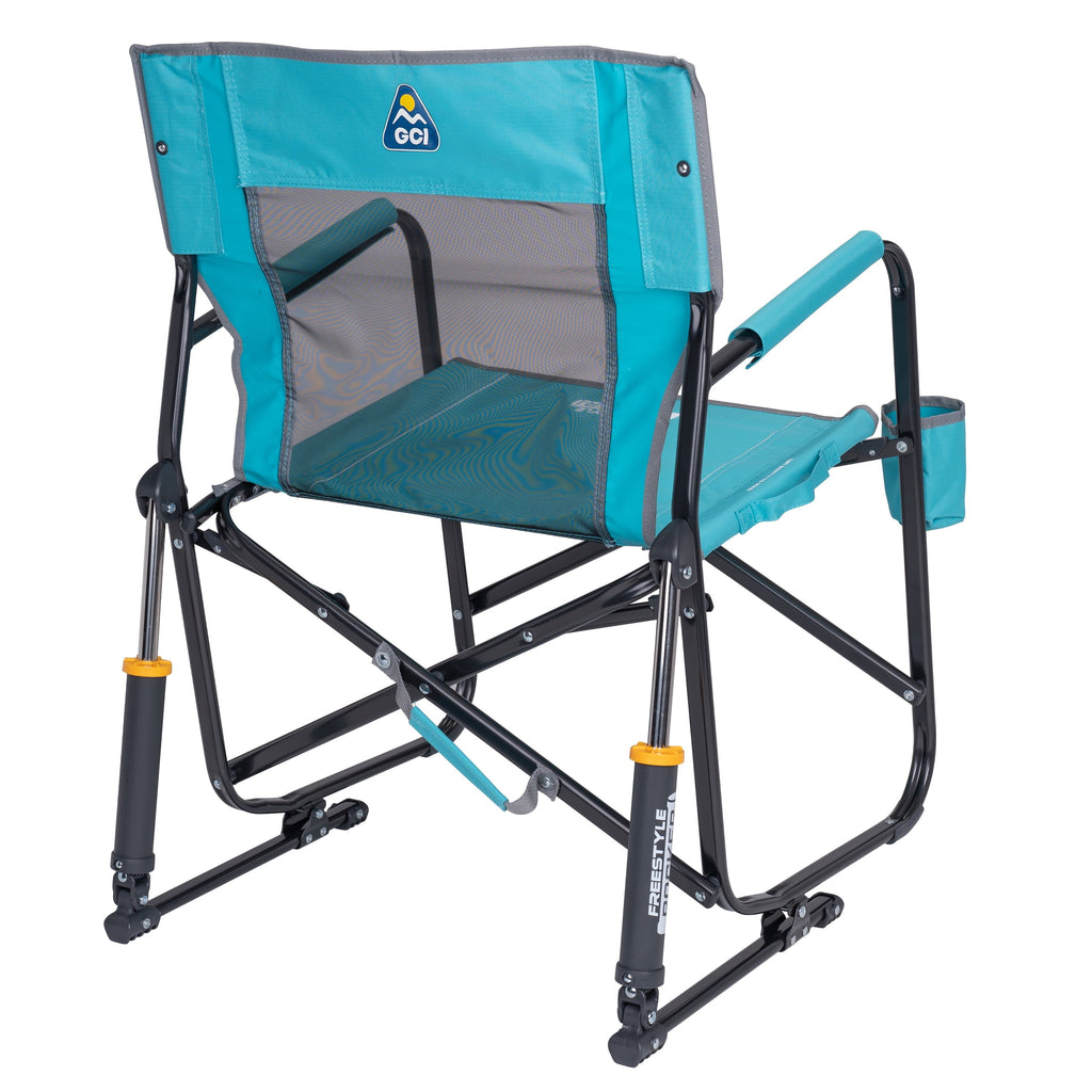 Freestyle Rocker Foldable Rocking Camping Chair, Black