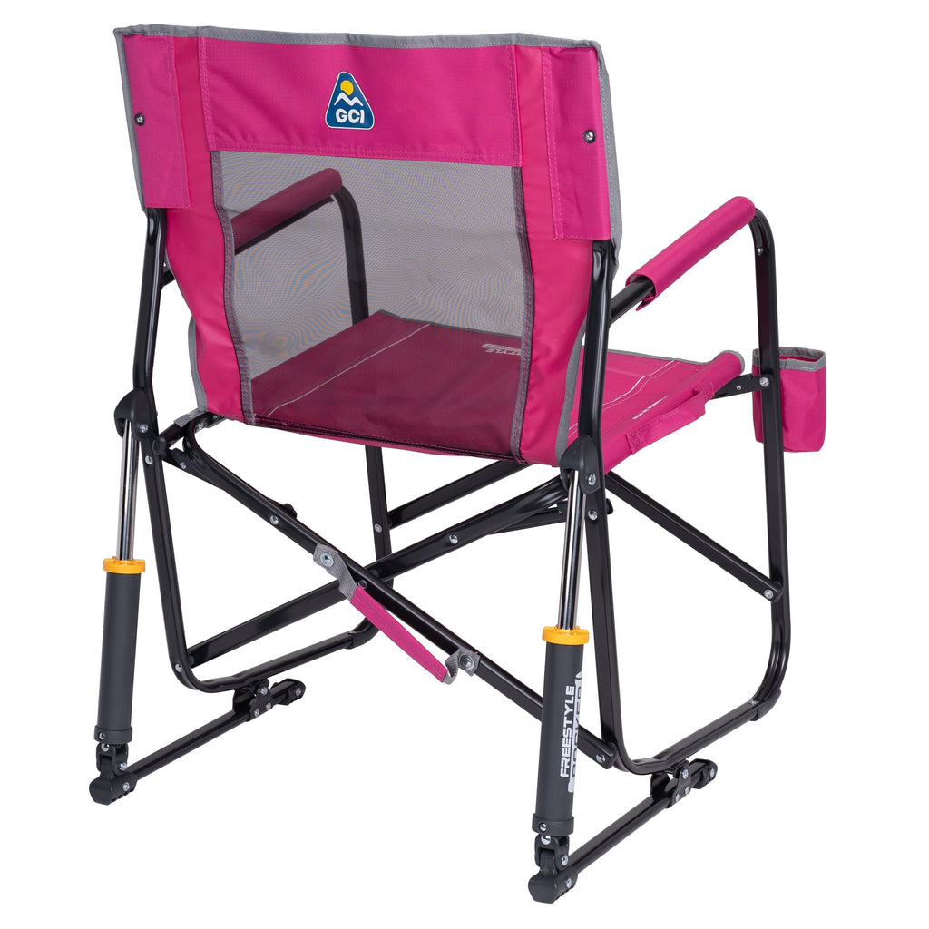 Freestyle Rocker Foldable Rocking Camping Chair, Black
