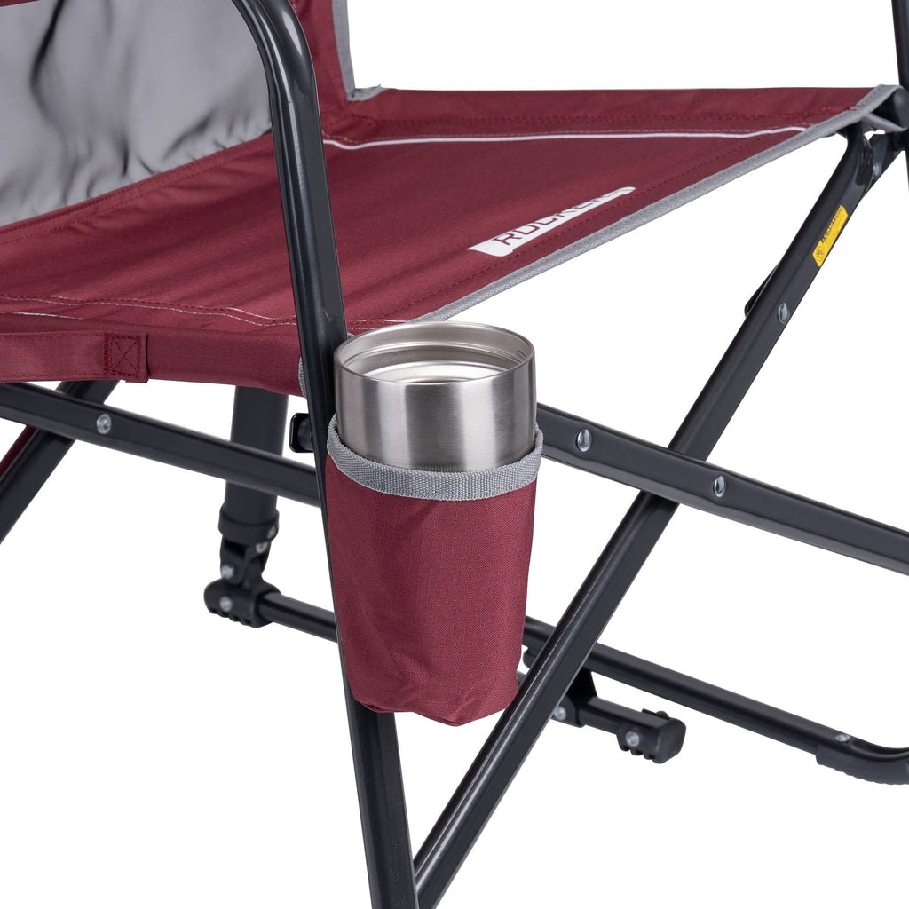 Freestyle Rocker Foldable Rocking Camping Chair, Black