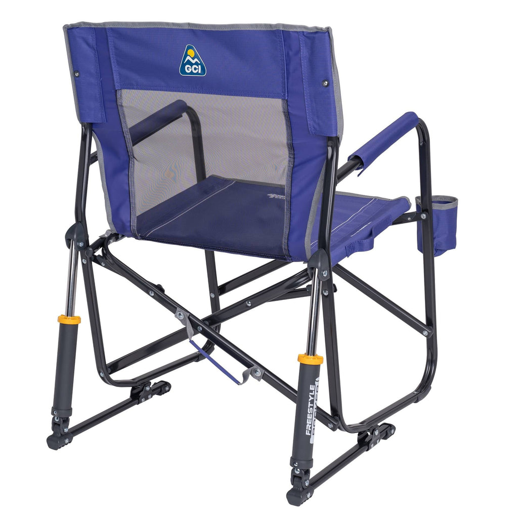 Freestyle Rocker Foldable Rocking Camping Chair, Black