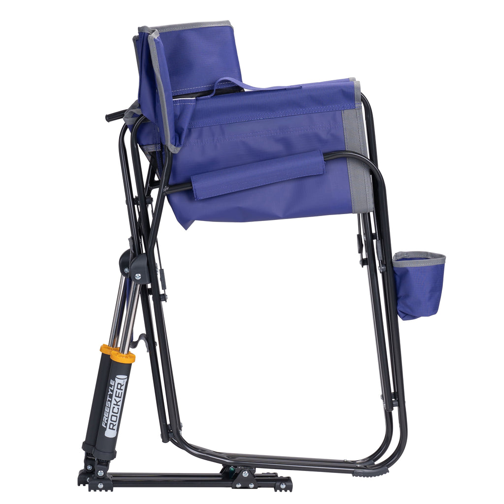 Freestyle Rocker Foldable Rocking Camping Chair, Black