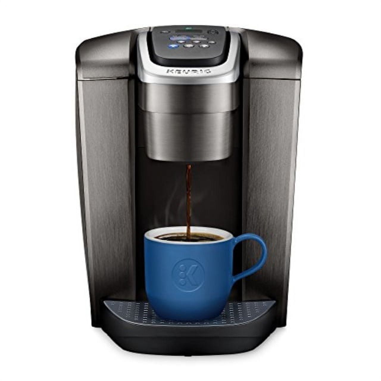 K-Elite Single Serve K-Cup Pod Coffee Maker, with Strong Temperature Control, Iced Coffee Capability, 12oz Brew Size, Programmable, Brushed Slate