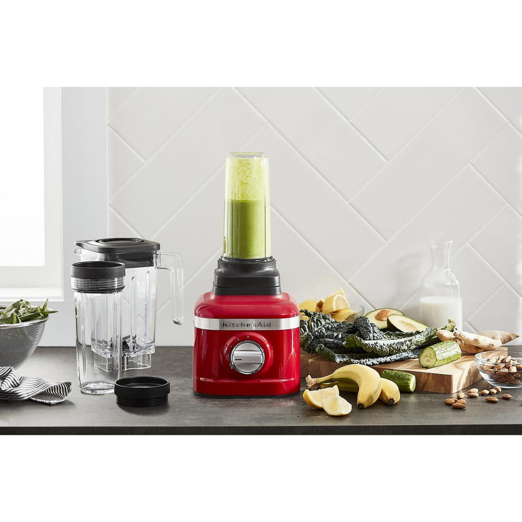 K150 3 Speed Ice Crushing Blender with 2 Personal Blender Jars, Passion Red, KSB1332