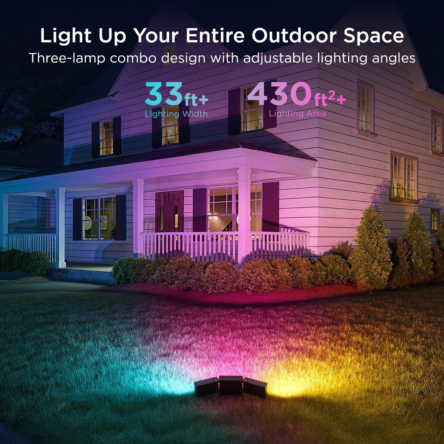 Outdoor Triad Flood Lights
