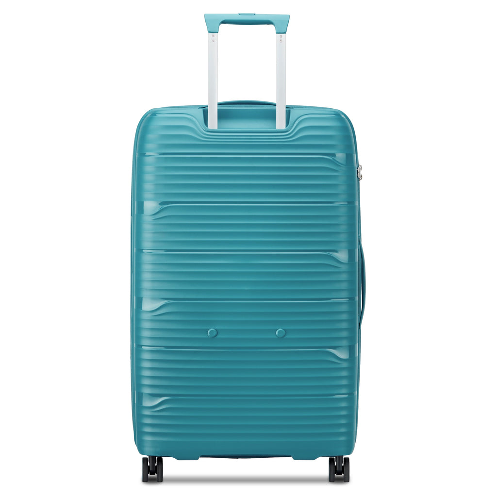 Dune 29" Large Checked Hardside Expandable Spinner Luggage, Teal