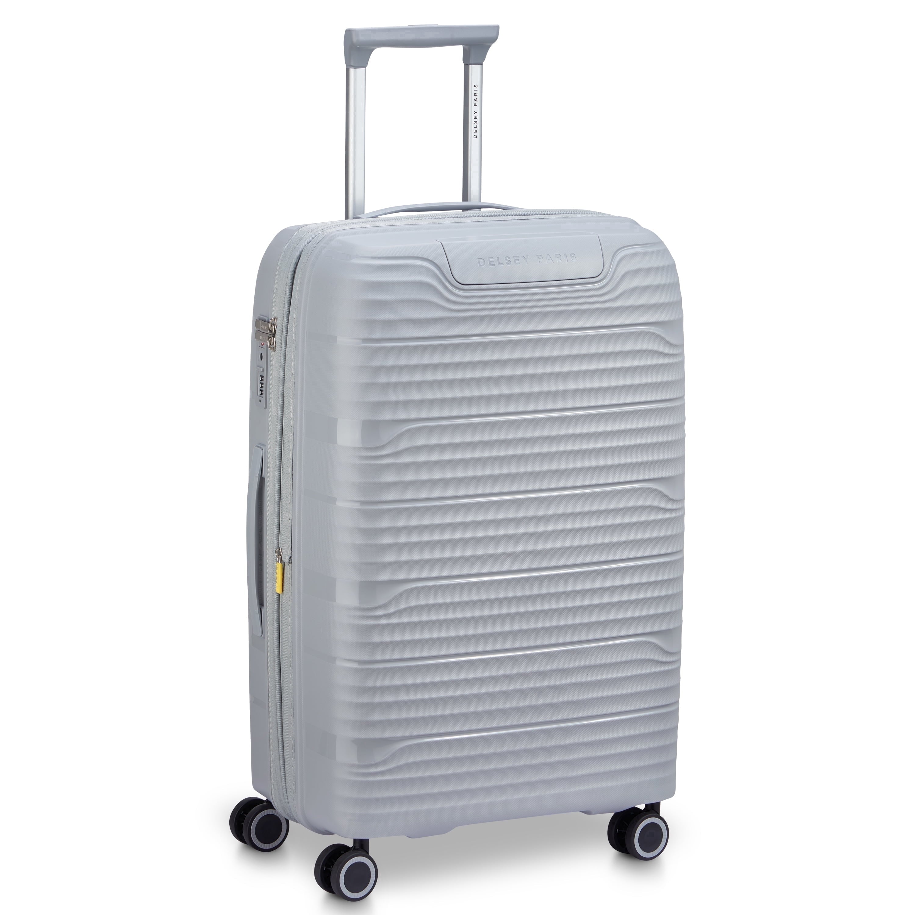 Dune 29" Large Checked Hardside Expandable Spinner Luggage, Teal