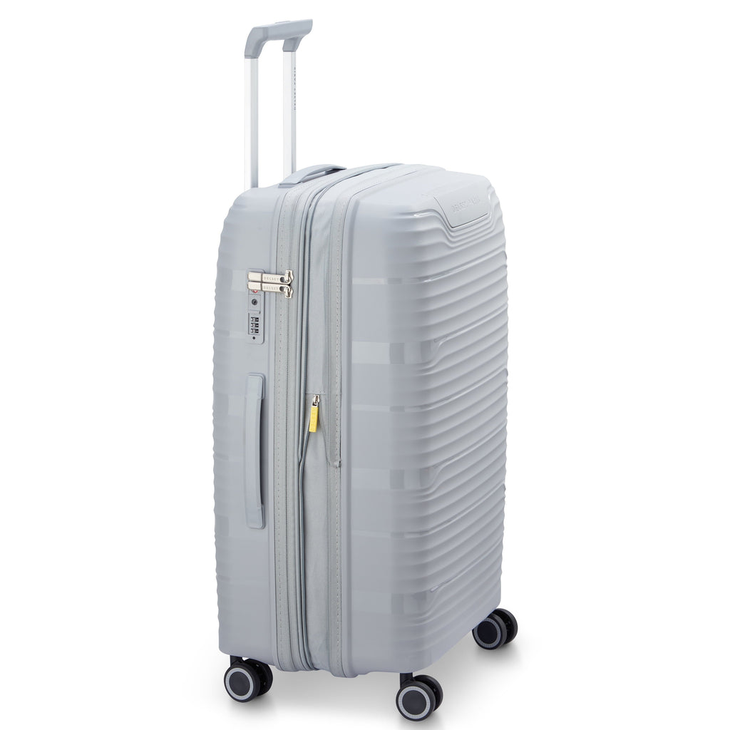 Dune 29" Large Checked Hardside Expandable Spinner Luggage, Teal