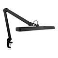 Modern LED Desk Lamp with Clamp, 2500 Lumens, 5 Light Modes, 22-inch, Black