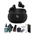 Studio Buds Noise Canceling True Wireless In-Ear Headphones (Black) Bundle with Accessories