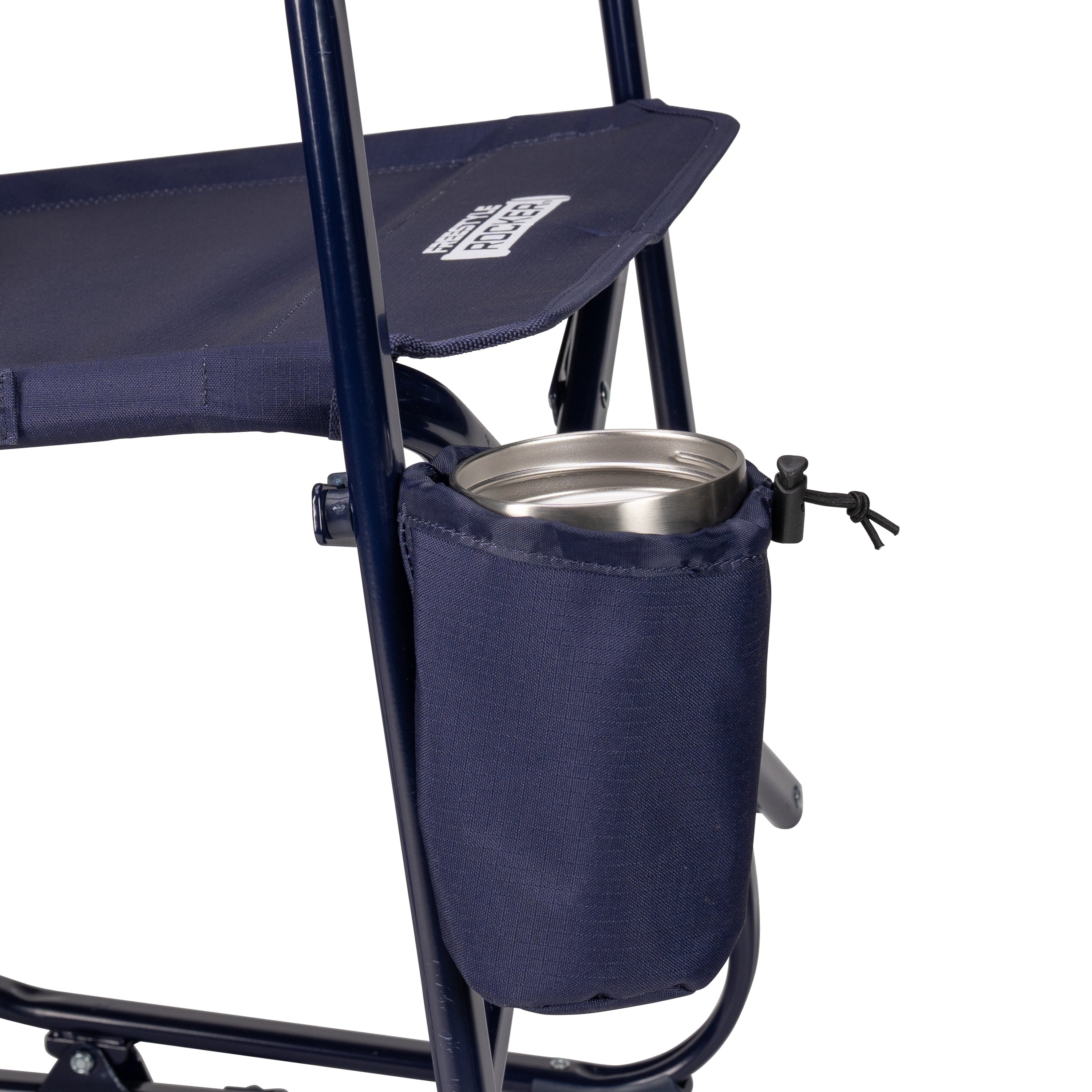 Freestyle Rocker Elite Folding Rocking Camping Chair, Rich Blue