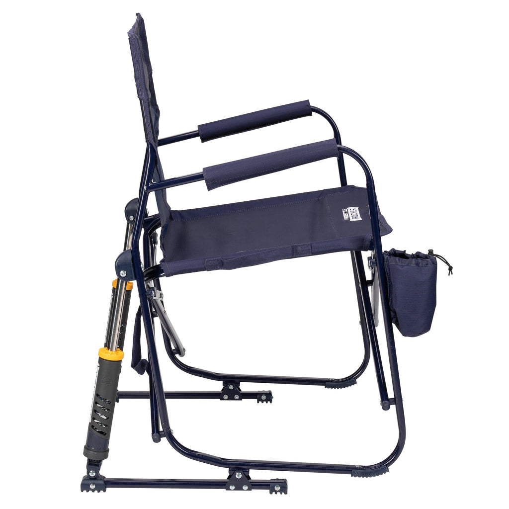 Freestyle Rocker Elite Folding Rocking Camping Chair, Rich Blue