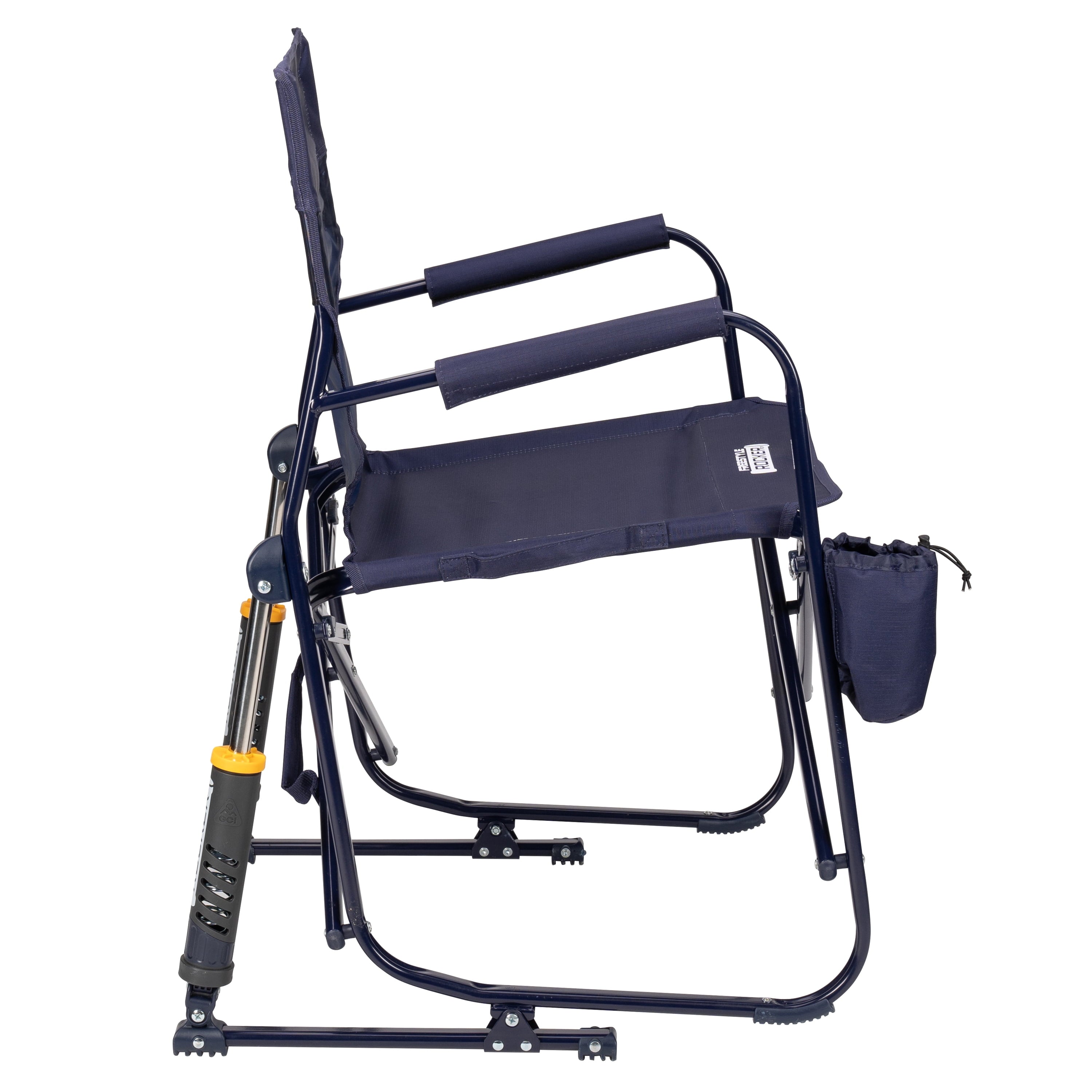 Freestyle Rocker Elite Folding Rocking Camping Chair, Rich Blue