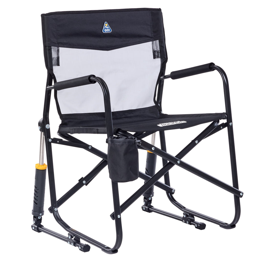 Freestyle Rocker Elite Folding Rocking Camping Chair, Rich Blue