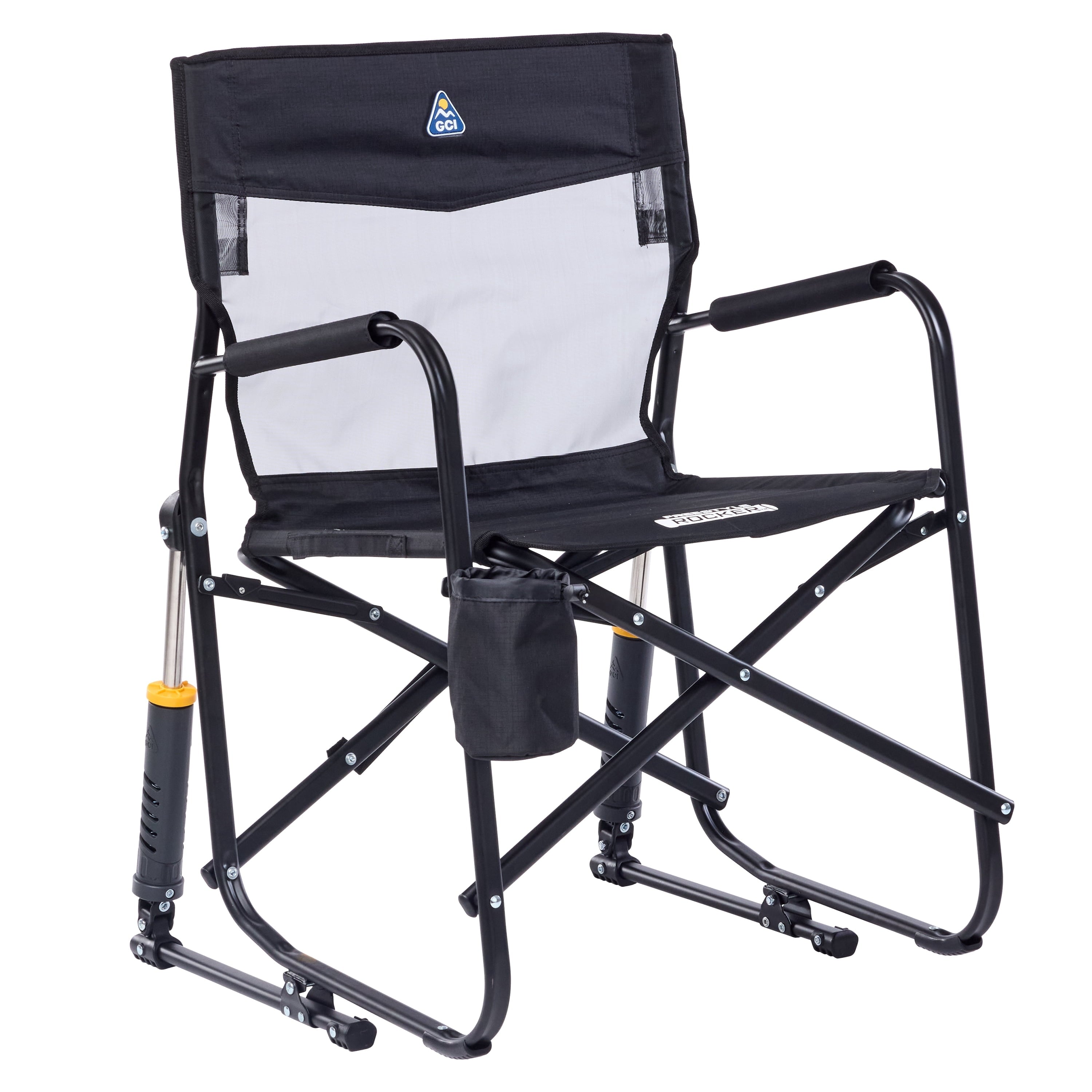 Freestyle Rocker Elite Folding Rocking Camping Chair, Rich Blue