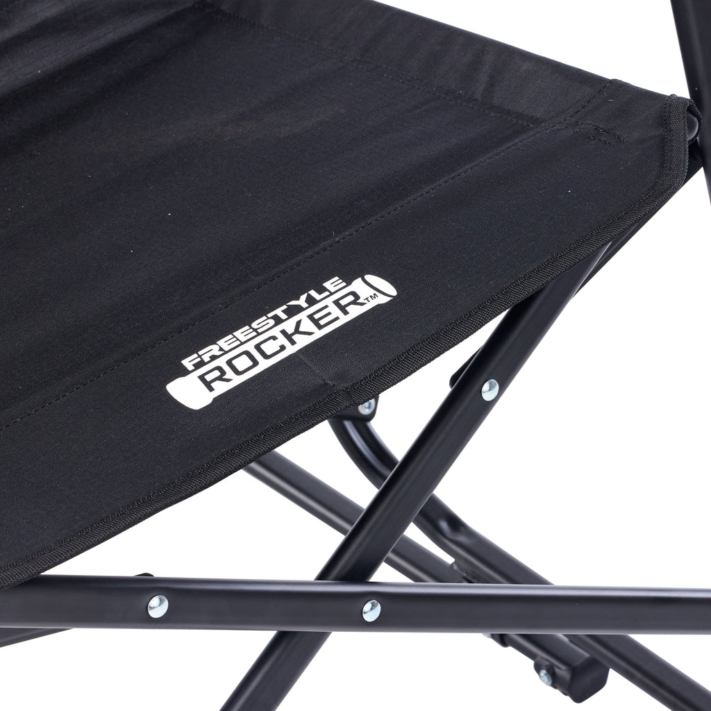 Freestyle Rocker Elite Folding Rocking Camping Chair, Rich Blue