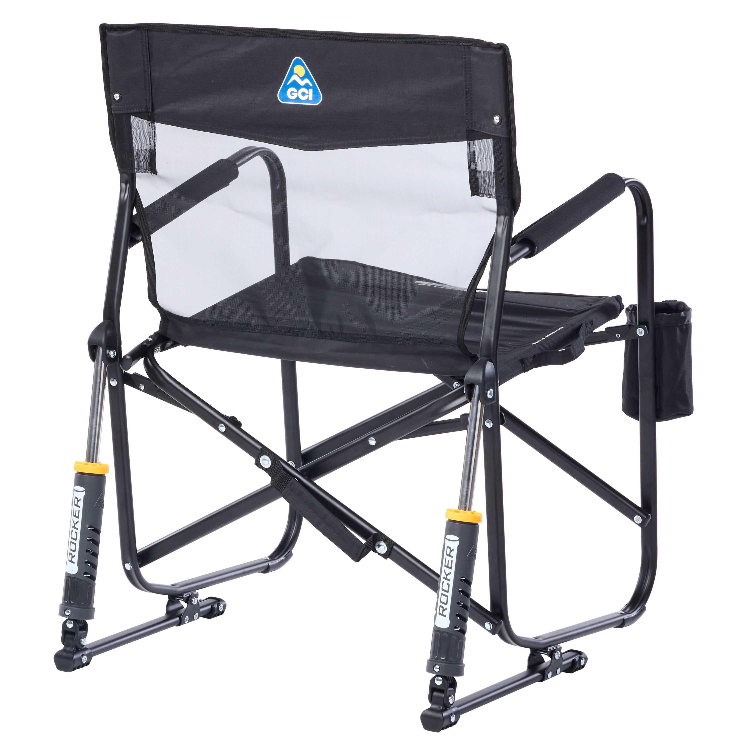 Freestyle Rocker Elite Folding Rocking Camping Chair, Rich Blue