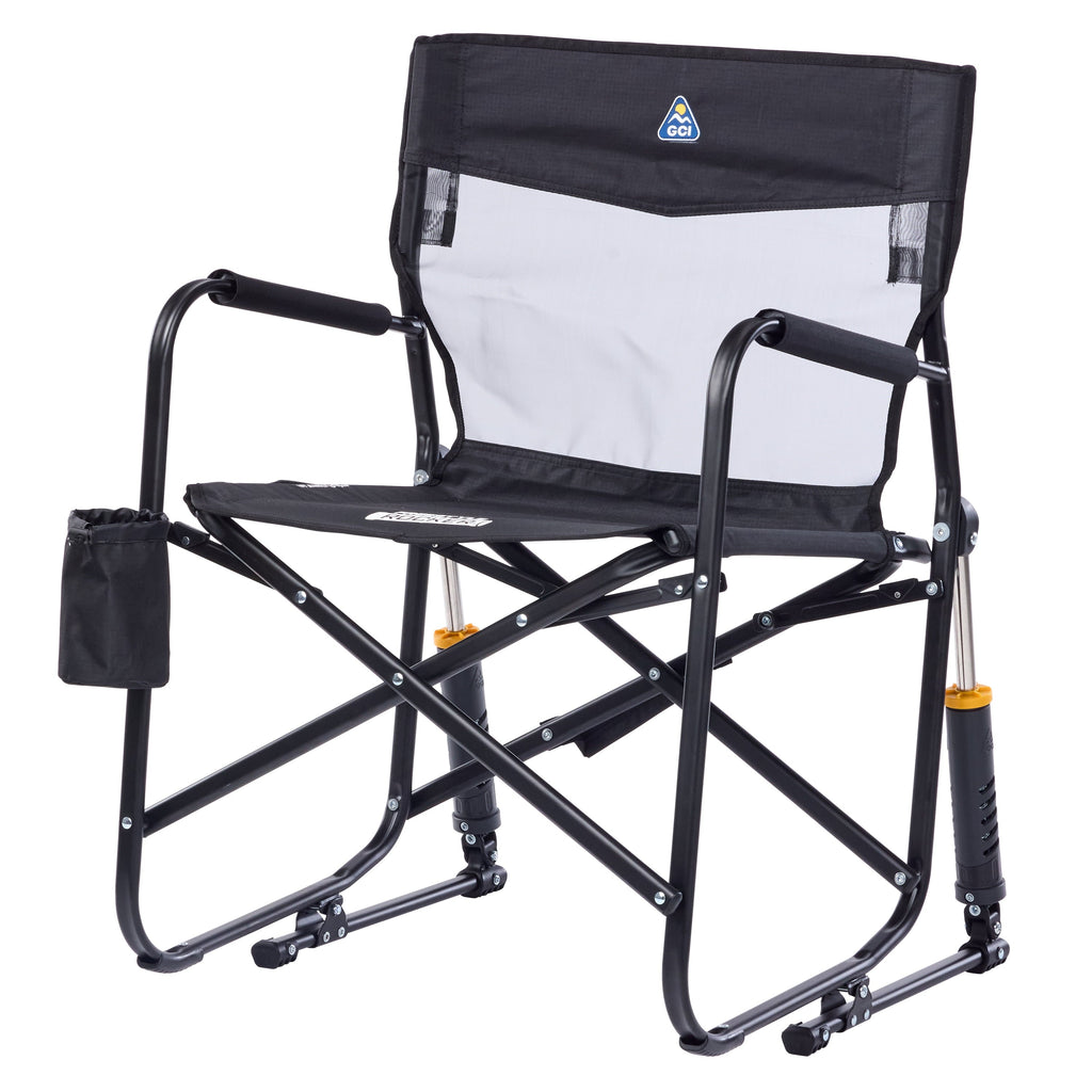 Freestyle Rocker Elite Folding Rocking Camping Chair, Rich Blue