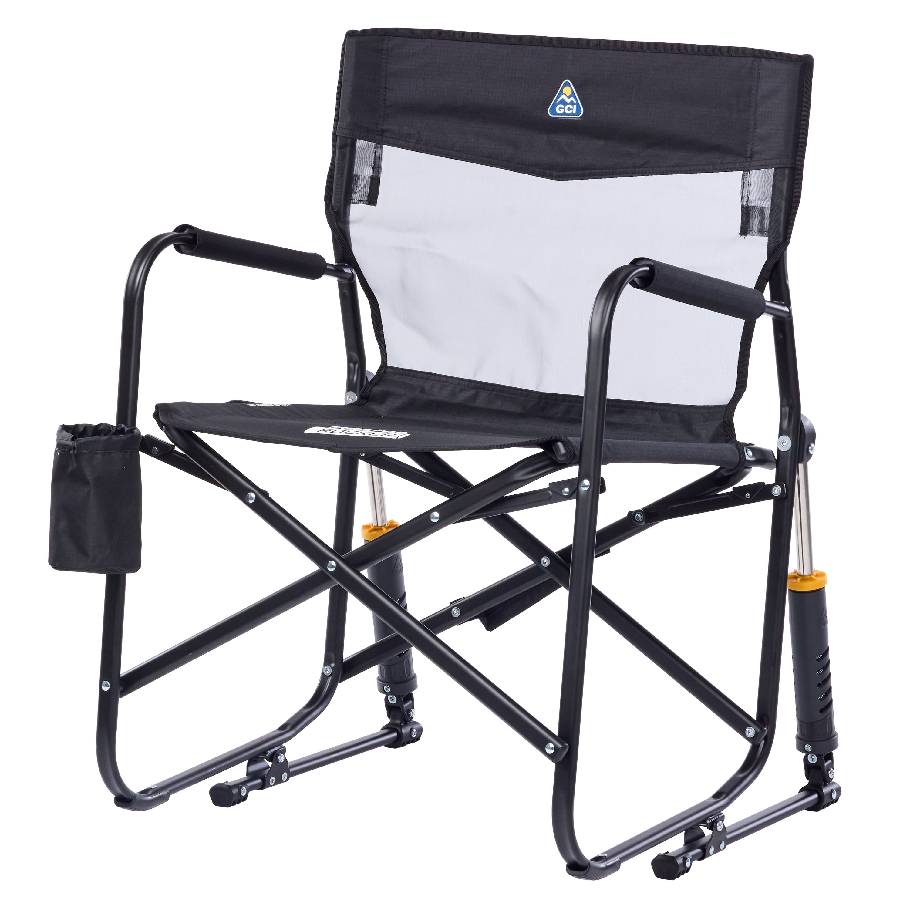 Freestyle Rocker Elite Folding Rocking Camping Chair, Rich Blue