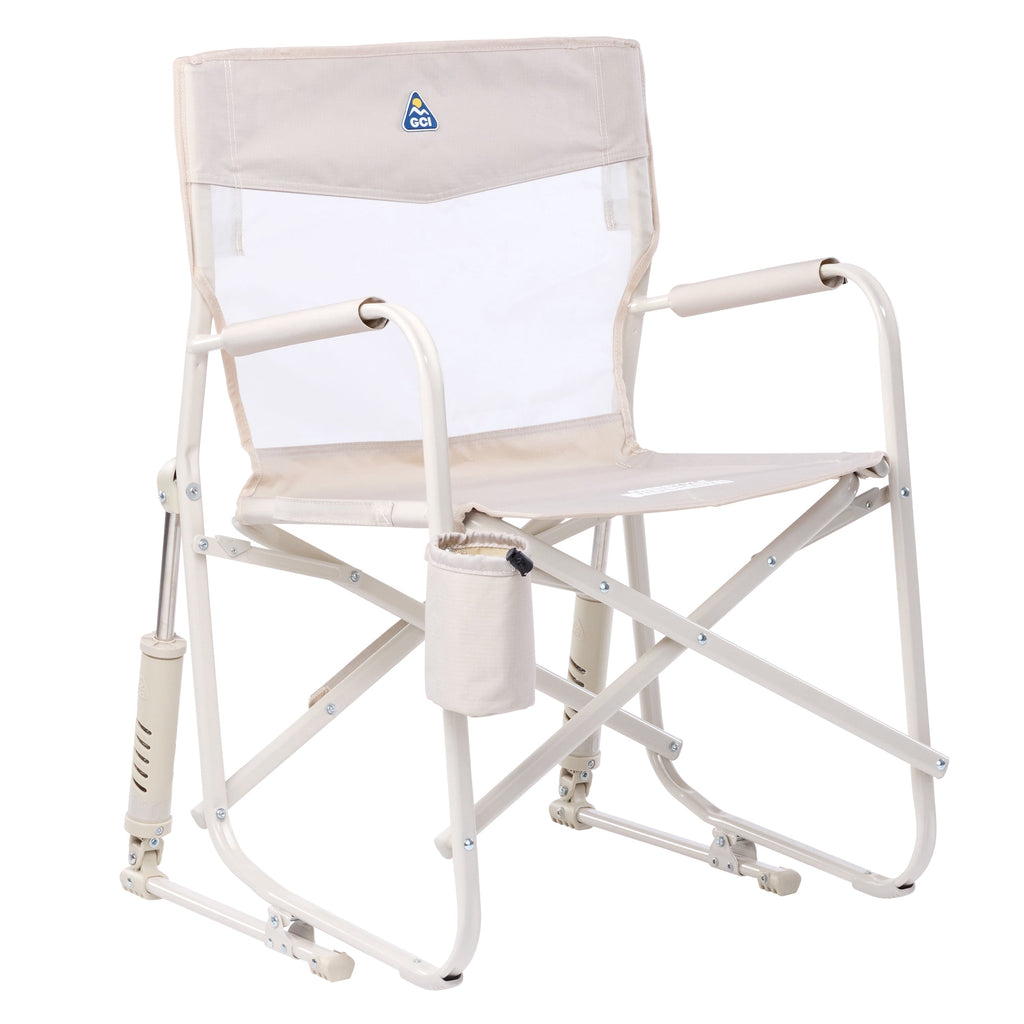Freestyle Rocker Elite Folding Rocking Camping Chair, Rich Blue