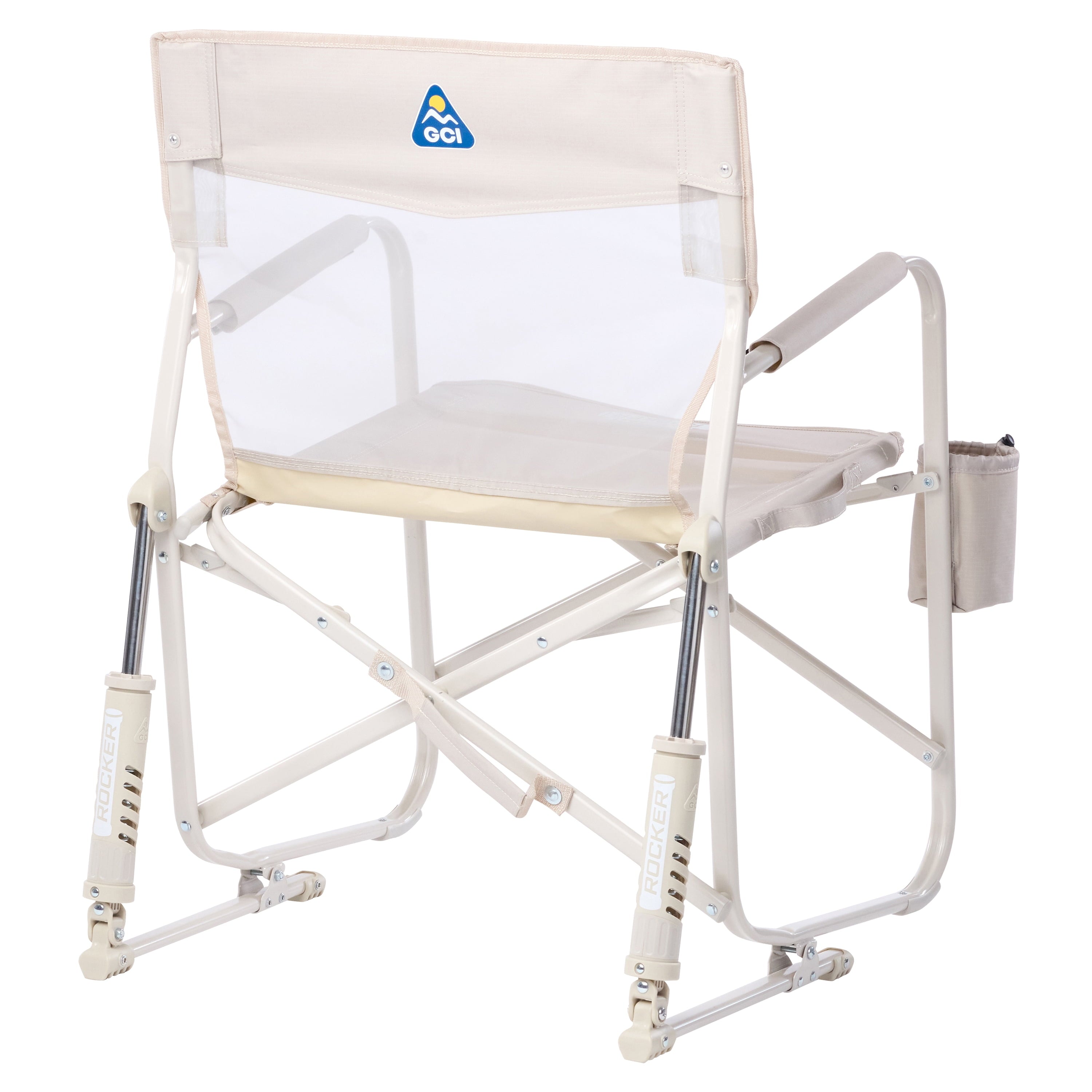 Freestyle Rocker Elite Folding Rocking Camping Chair, Rich Blue