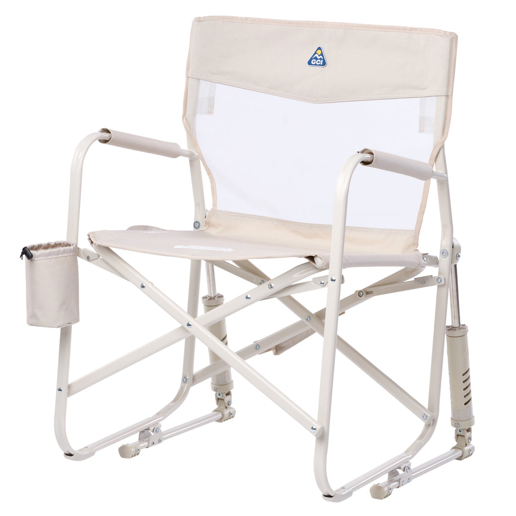 Freestyle Rocker Elite Folding Rocking Camping Chair, Rich Blue