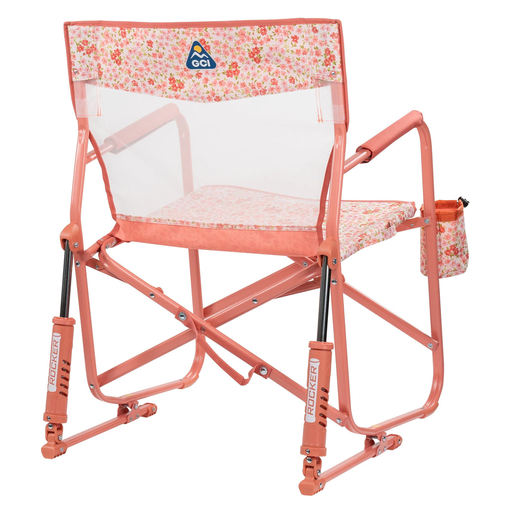 Freestyle Rocker Elite Folding Rocking Camping Chair, Rich Blue