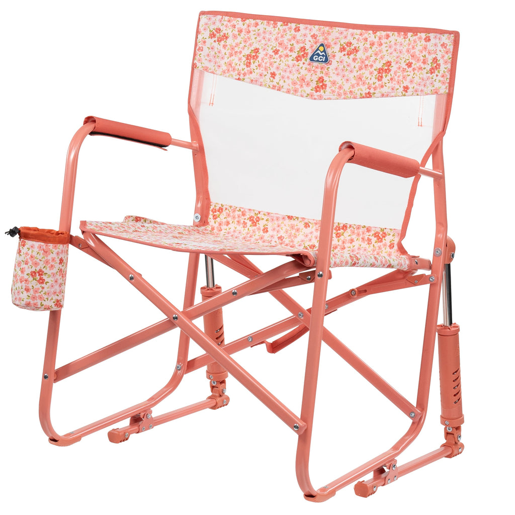 Freestyle Rocker Elite Folding Rocking Camping Chair, Rich Blue
