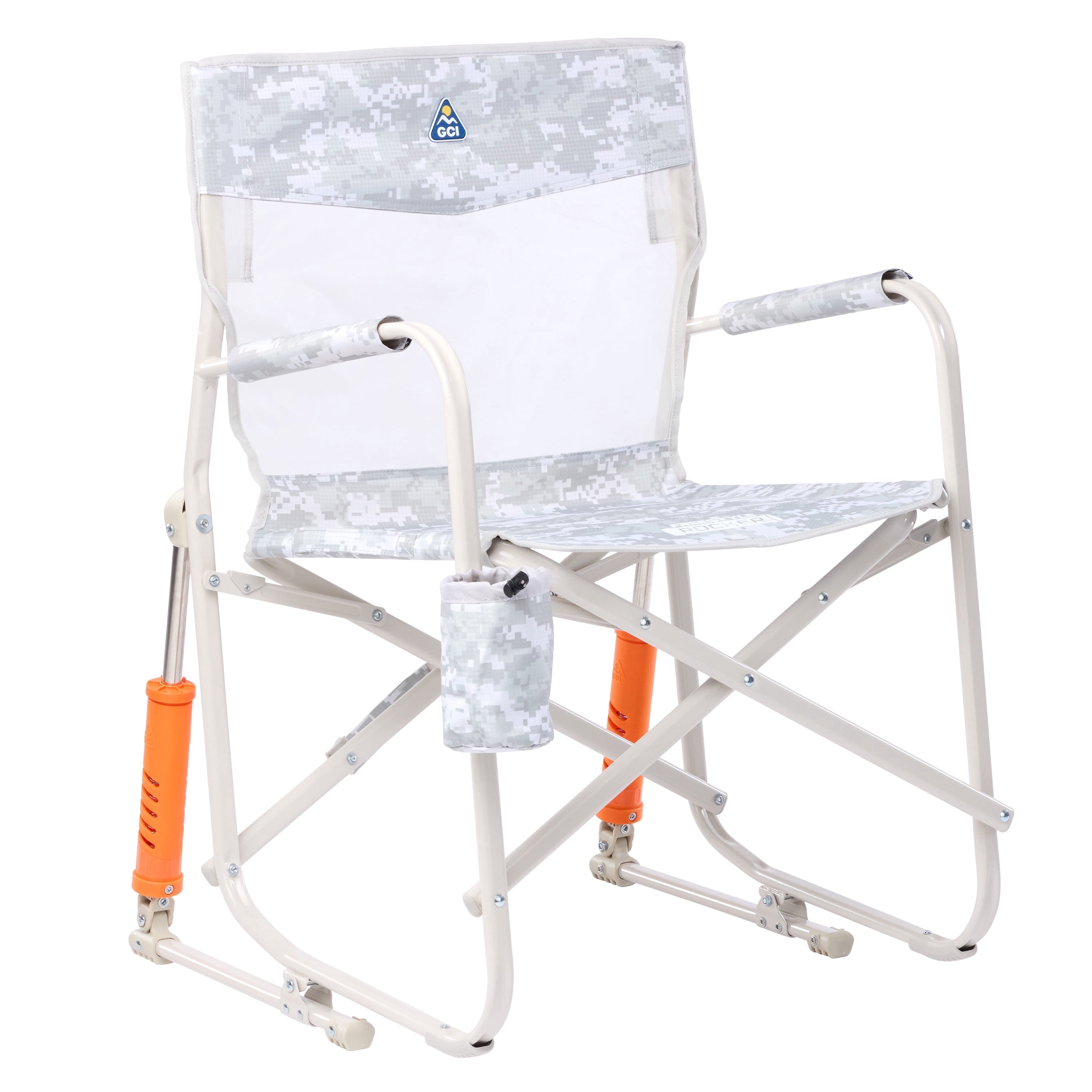 Freestyle Rocker Elite Folding Rocking Camping Chair, Rich Blue