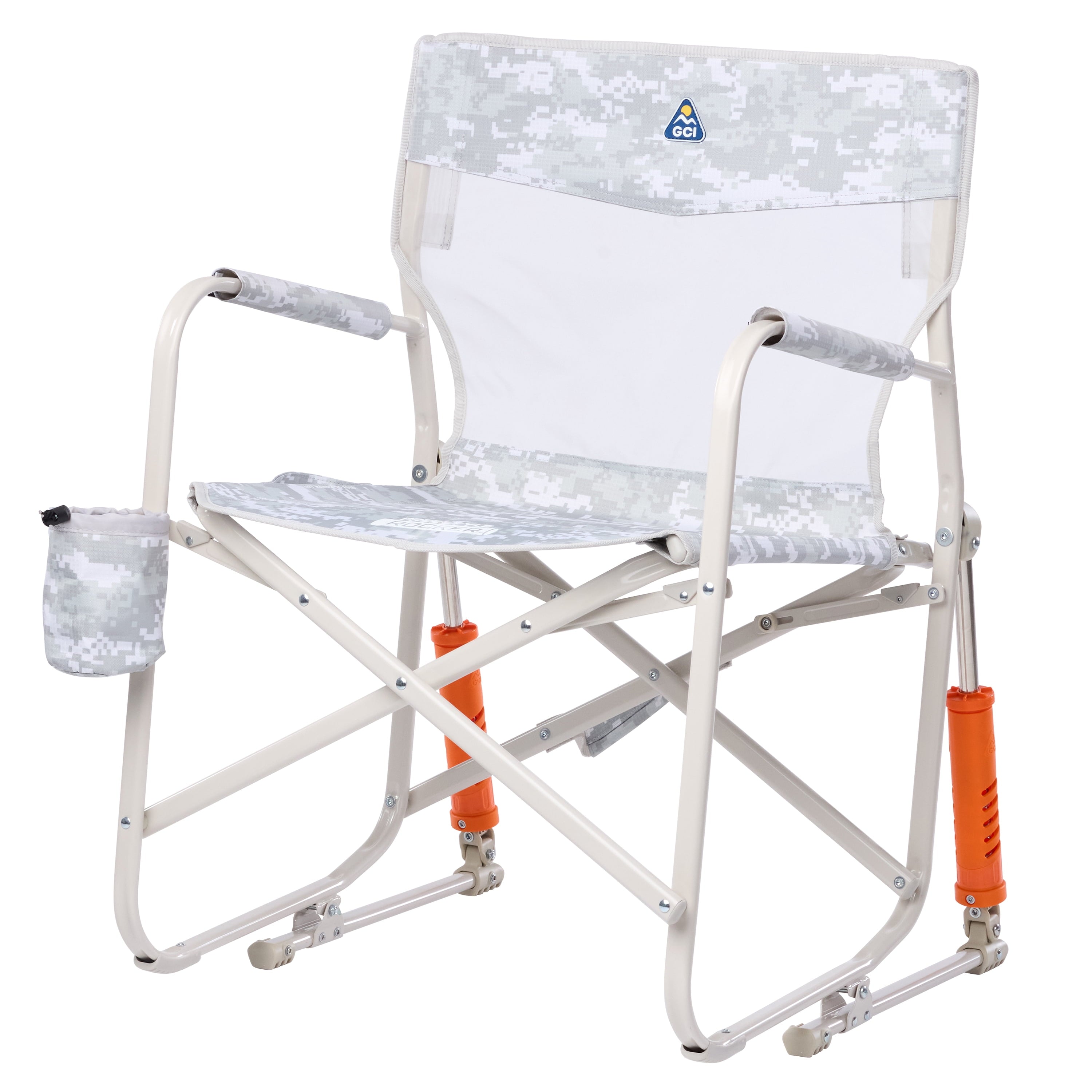 Freestyle Rocker Elite Folding Rocking Camping Chair, Rich Blue