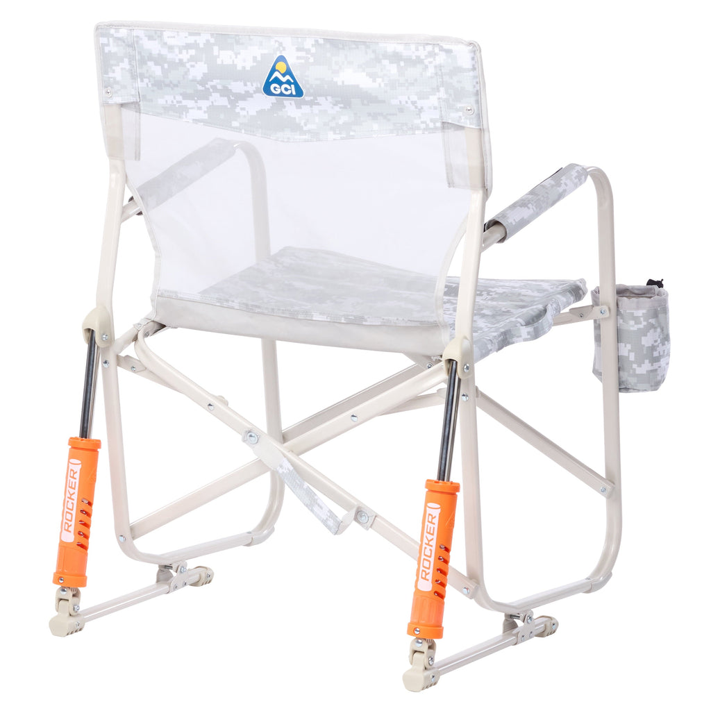Freestyle Rocker Elite Folding Rocking Camping Chair, Rich Blue
