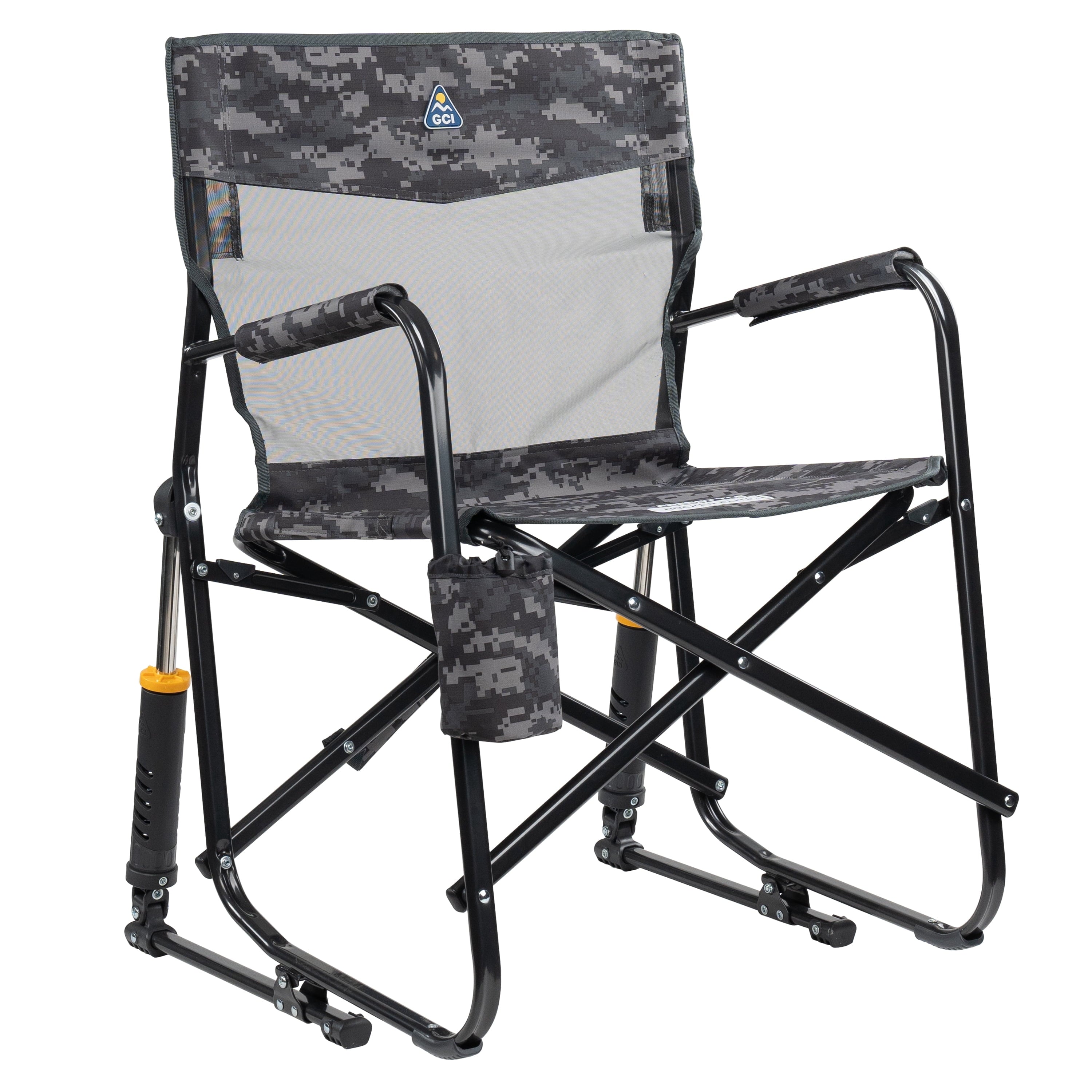 Freestyle Rocker Elite Folding Rocking Camping Chair, Rich Blue