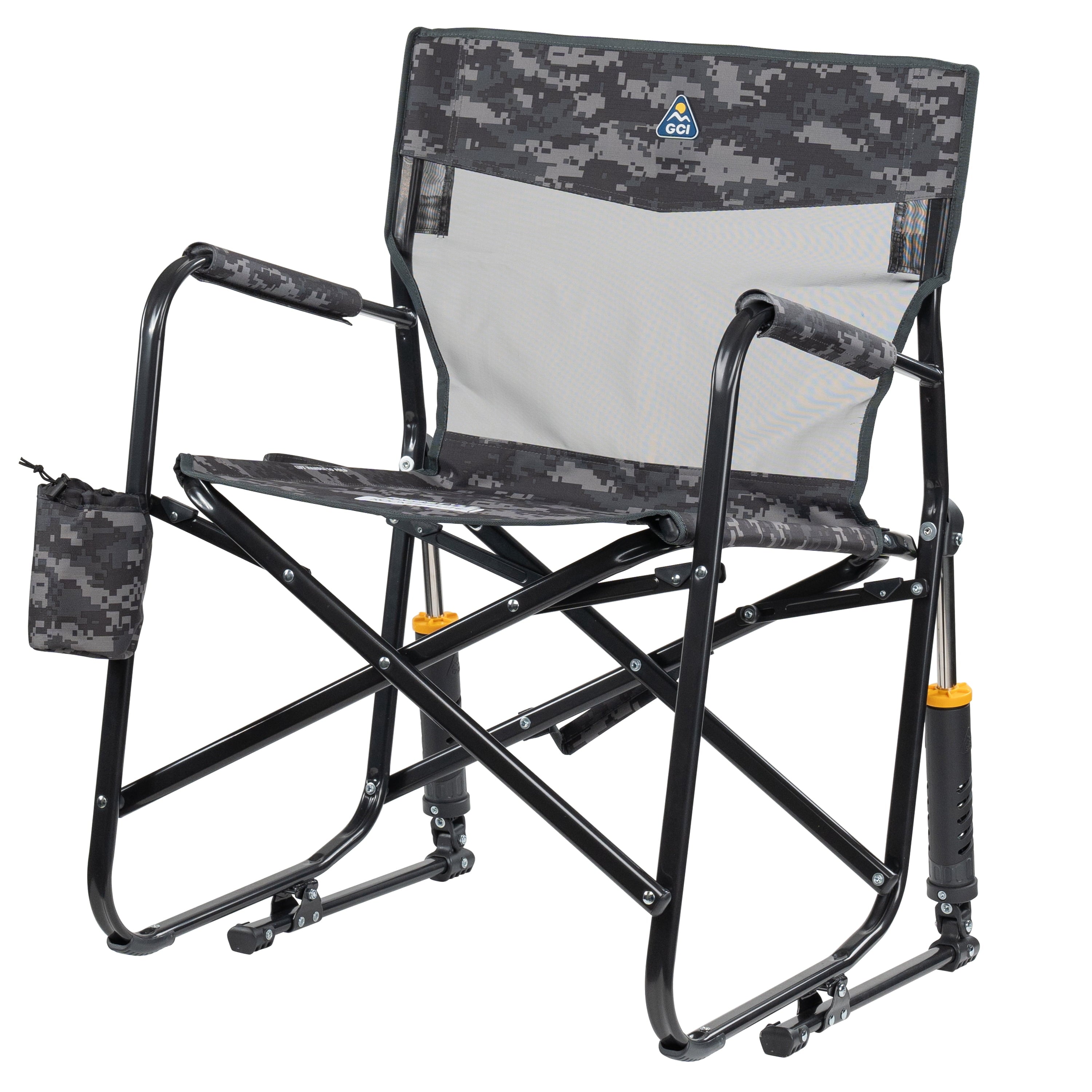 Freestyle Rocker Elite Folding Rocking Camping Chair, Rich Blue