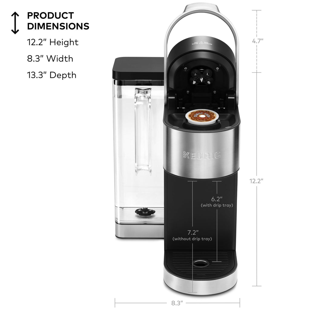 K-Supreme Plus Steel Single-Serve K-Cup Pod Coffee Maker