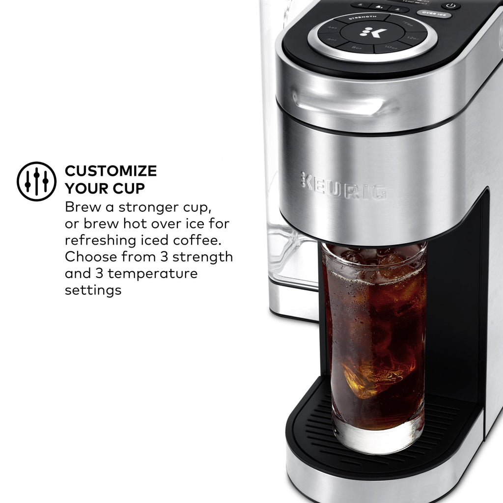K-Supreme Plus Steel Single-Serve K-Cup Pod Coffee Maker
