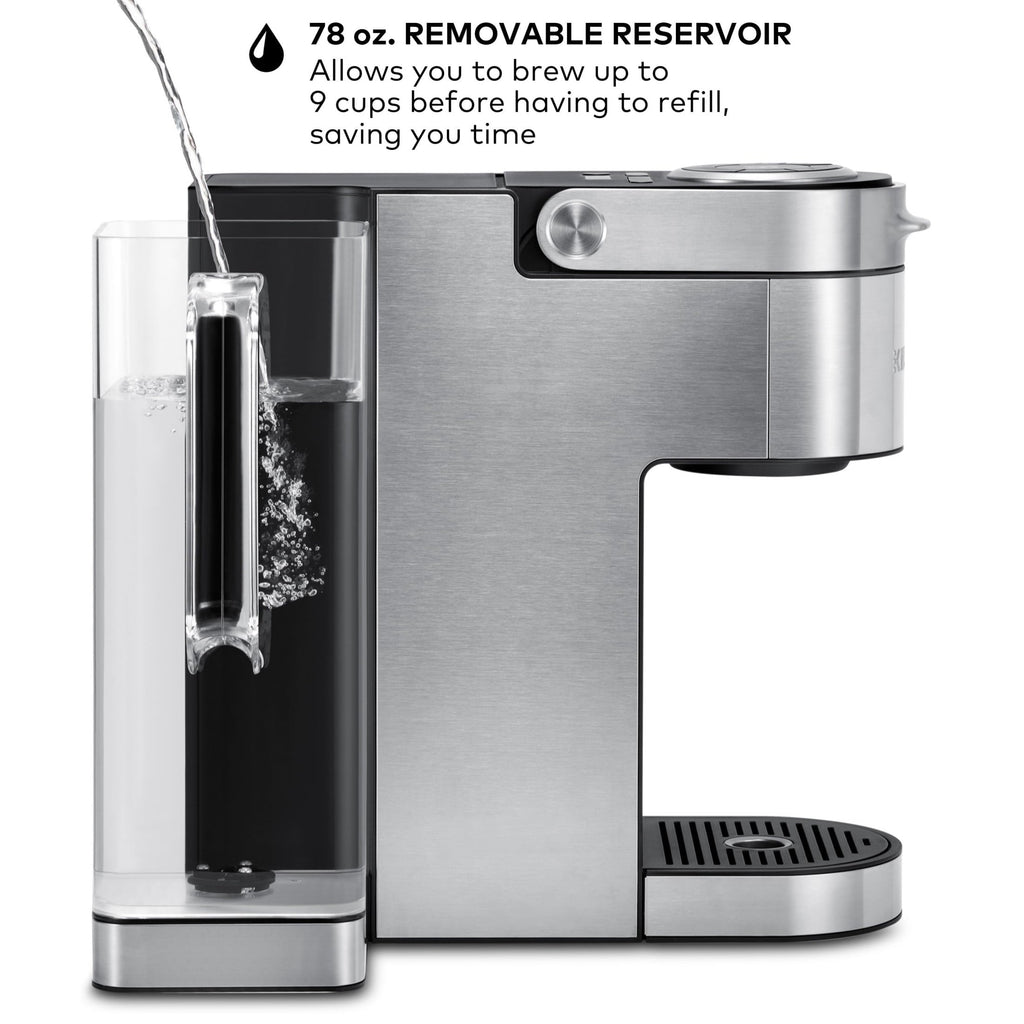 K-Supreme Plus Steel Single-Serve K-Cup Pod Coffee Maker