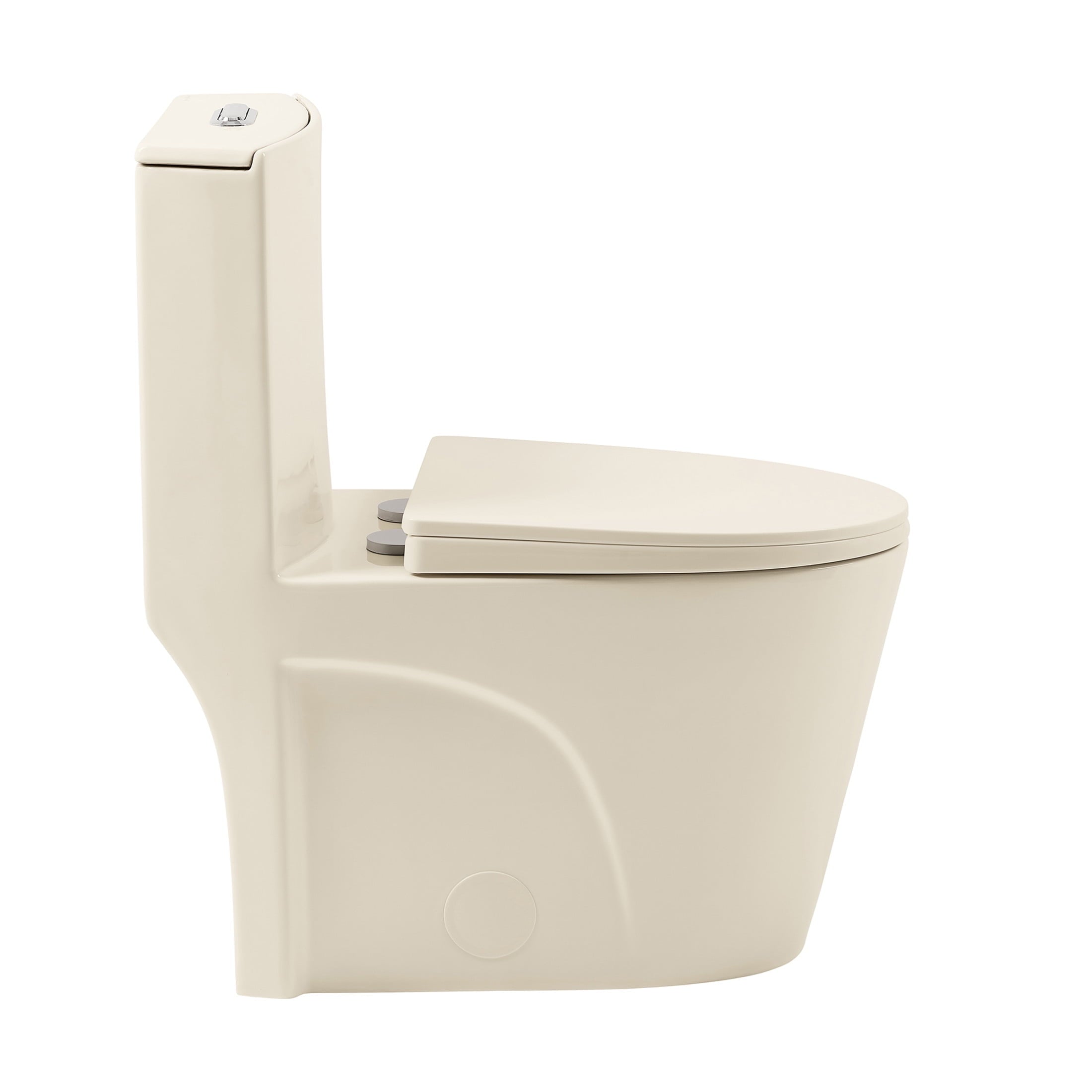 One Piece Elongated Toilet Dual Vortex Flush 1.1/1.6 gpf in Bisque