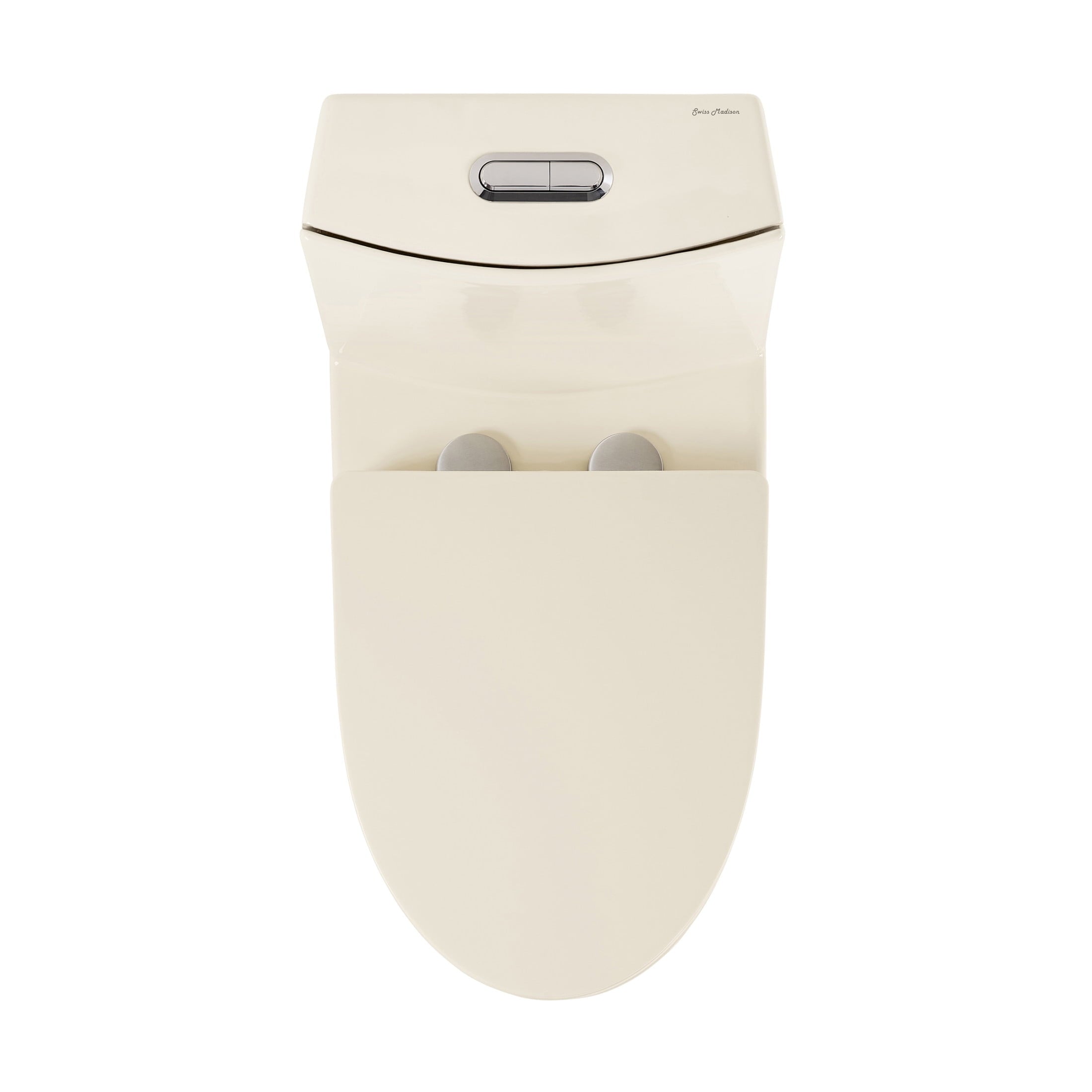 One Piece Elongated Toilet Dual Vortex Flush 1.1/1.6 gpf in Bisque