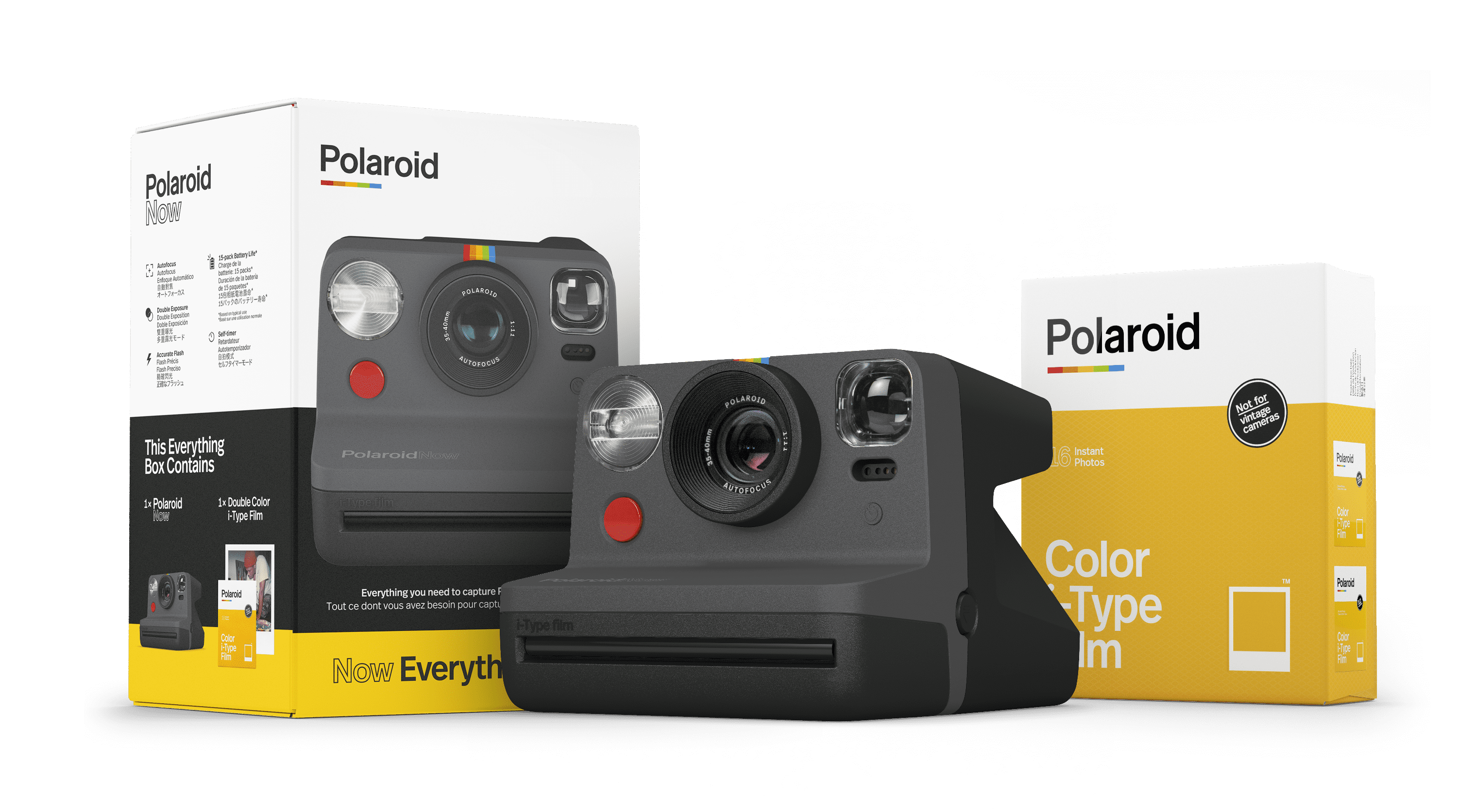 Now Instant Camera Everything Box - Black