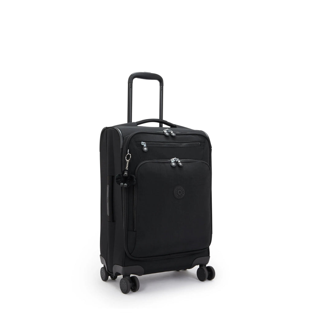 New Youri Spin Small 4 Wheeled Rolling Luggage Black Noir
