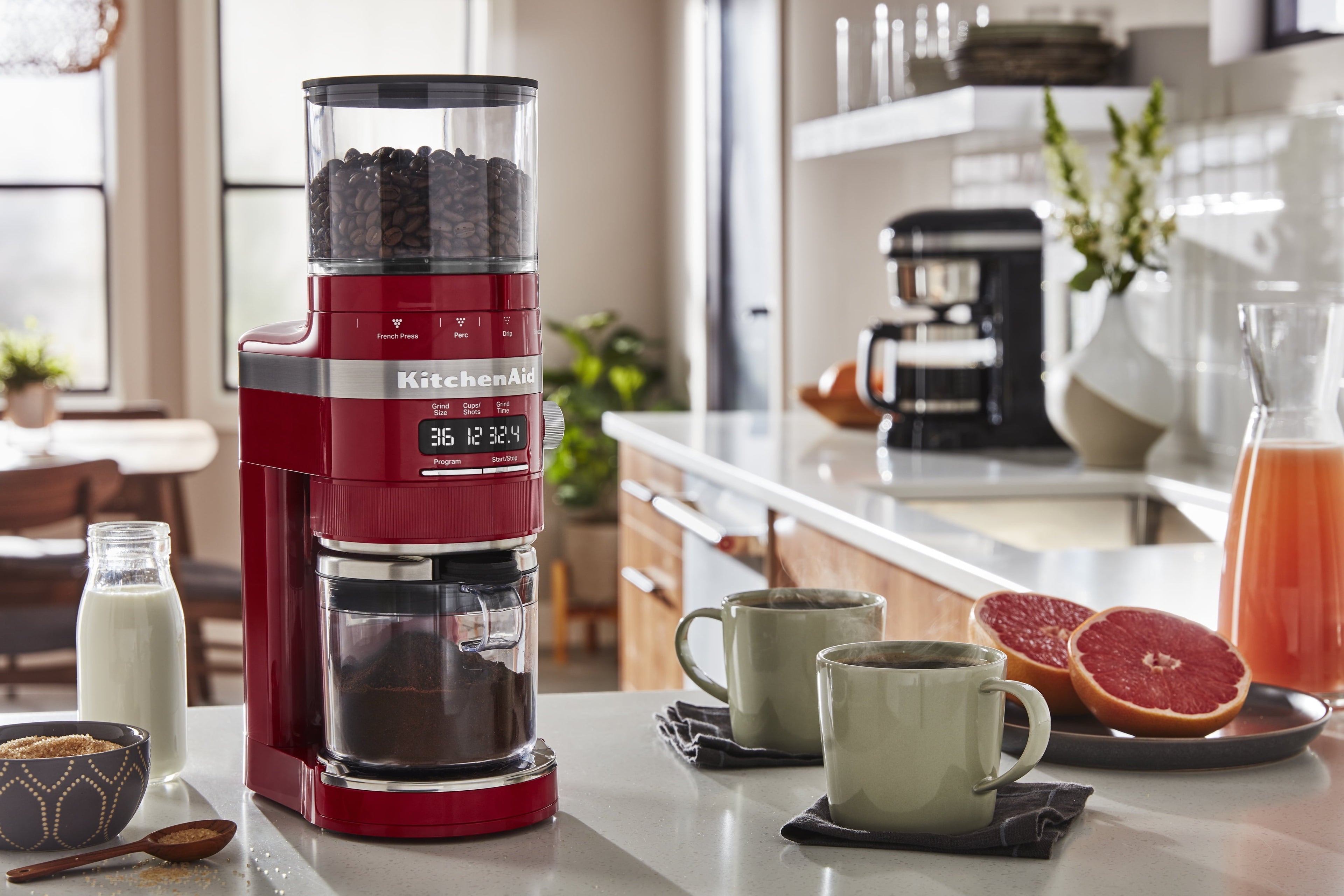 Burr Coffee Grinder, Empire Red, KCG8433